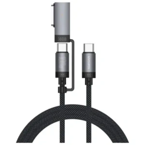 Kup Kabel USB-C / USB-C, MagSafe 4smarts Explorer ComboCord 100W 2m czarny - 4SMR74 - {ean13} - Sklep Home Screen