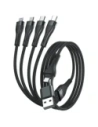 Kup 4smarts 4v1 USB-C, USB-A / 2xUSB-C, Micro-USB, Lightning 1,2m černá - 4SMR75 - {ean13} - Sklep Home Screen