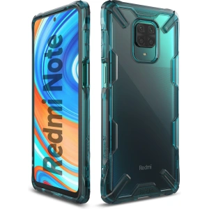 Kup Etui Ringke Fusion-X Redmi Note 9S/9 Pro/9 Pro Max Turquoise Green - RGK1190GRN - {ean13} - Sklep Home Screen