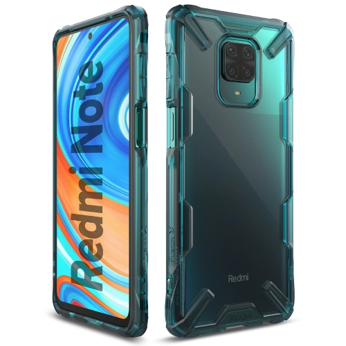 Kup Etui Ringke Fusion-X Redmi Note 9S/9 Pro/9 Pro Max Tyrkysově zelená - RGK1190GRN - {ean13} - Sklep Home Screen