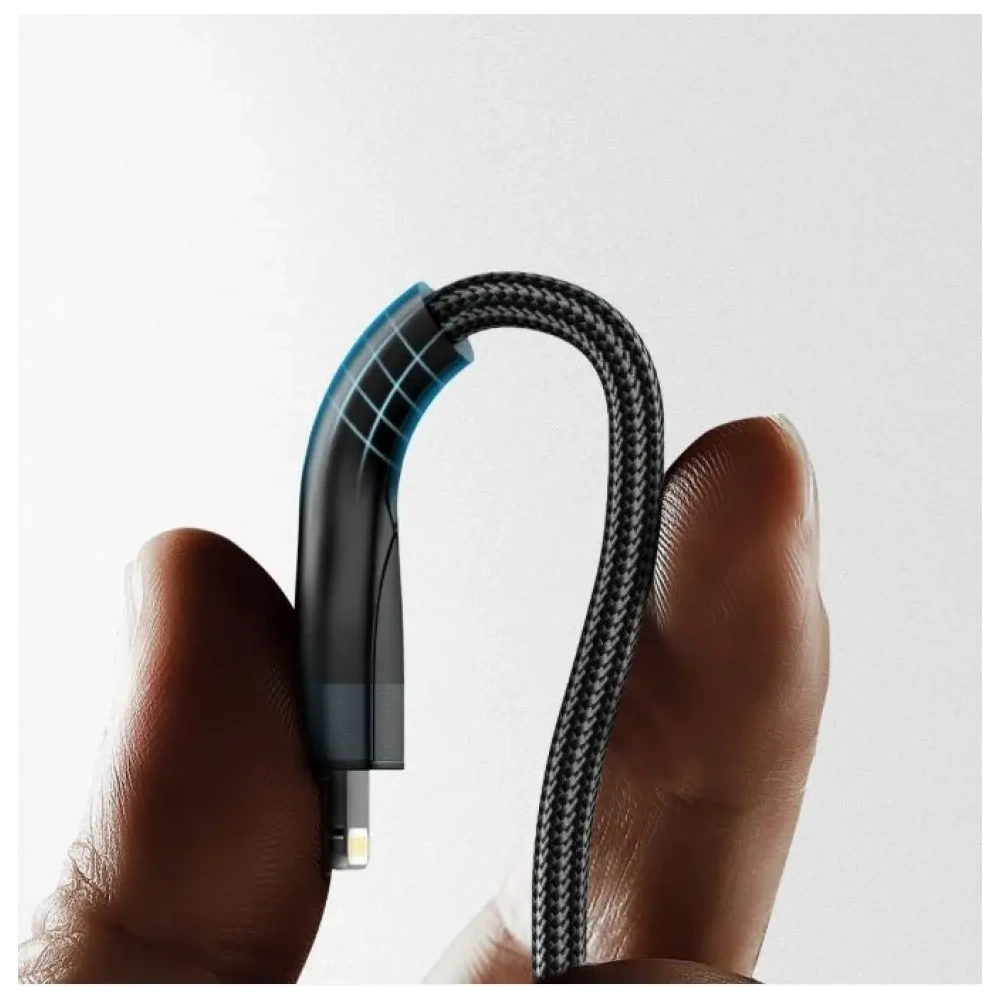 Kabel USB-C, USB-A / 2xUSB-C, Micro-USB, Lightning 4smarts 4w1 1.2m czarny