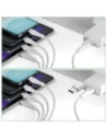 Kup 4smarts 4v1 USB-C, USB-A / 2xUSB-C, Micro-USB, Lightning 1,2m bílá - 4SMR76 - {ean13} - Sklep Home Screen