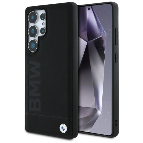 Buy BMW Leather Big Wordmark Samsung Galaxy S25 Ultra black - BMW819 - {ean13} - Home Screen Store Europe
