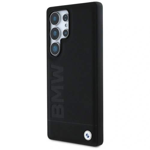 Buy BMW Leather Big Wordmark Samsung Galaxy S25 Ultra black - BMW819 - {ean13} - Home Screen Store Europe