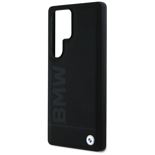 Buy BMW Leather Big Wordmark Samsung Galaxy S25 Ultra black - BMW819 - {ean13} - Home Screen Store Europe