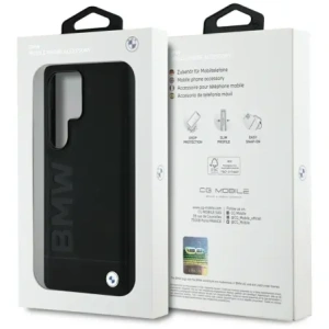 Kup Etui BMW Leather Big Wordmark do Samsung Galaxy S25 Ultra czarny - BMW819 - {ean13} - Sklep Home Screen