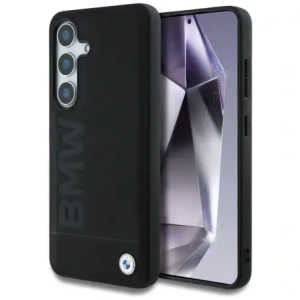 Kup Etui BMW Leather Big Wordmark do Samsung Galaxy S25+ Plus czarny - BMW820 - {ean13} - Sklep Home Screen