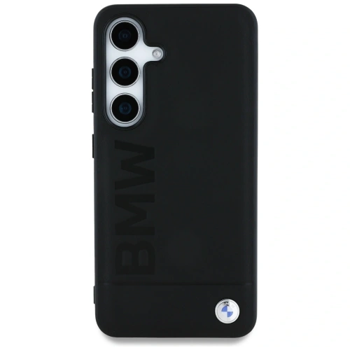 Kup BMW Leder Große Wortmarke Samsung Galaxy S25+ Plus schwarz - BMW820 - {ean13} - Sklep Home Screen