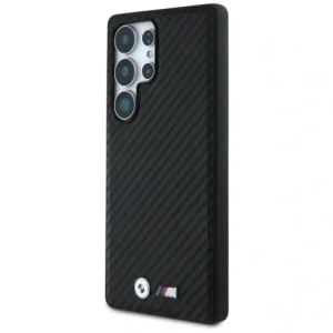 Kup BMW Leder Carbon MagSafe Samsung Galaxy S25 Ultra schwarz - BMW822 - {ean13} - Sklep Home Screen