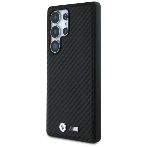 Kup BMW Piele Carbon MagSafe Samsung Galaxy S25 Ultra negru - BMW822 - {ean13} - Sklep Home Screen