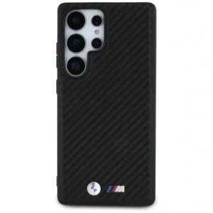 Kup BMW Piele Carbon MagSafe Samsung Galaxy S25 Ultra negru - BMW822 - {ean13} - Sklep Home Screen