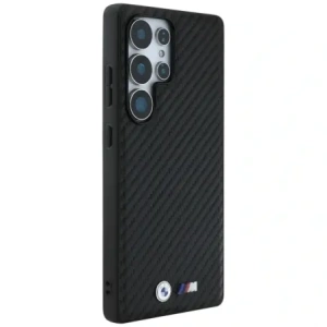 Kup BMW Leder Carbon MagSafe Samsung Galaxy S25 Ultra schwarz - BMW822 - {ean13} - Sklep Home Screen