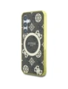 Kup Etui Guess 4G Background Gold Electroplated Peony Pattern MagSafe do Samsung Galaxy S25 brązowy - GUE4549 - {ean13} - Sklep Home Screen