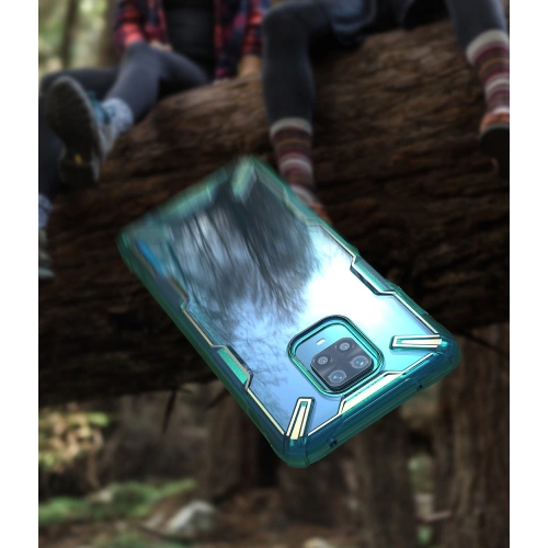 Kup Etui Ringke Fusion-X Redmi Note 9S/9 Pro/9 Pro Max Turquoise Green - RGK1190GRN - {ean13} - Sklep Home Screen
