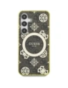 Kup Etui Guess 4G Background Gold Electroplated Peony Pattern MagSafe do Samsung Galaxy S25 brązowy - GUE4549 - {ean13} - Sklep Home Screen