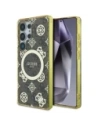 Kup Etui Guess 4G Background Gold Electroplated Peony Pattern MagSafe do Samsung Galaxy S25 Ultra brązowy - GUE4550 - {ean13} - Sklep Home Screen