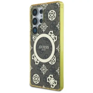 Kup Guess 4G Háttér Arany Elektrolakk Peónia Minta MagSafe Samsung Galaxy S25 Ultra barna - GUE4550 - {ean13} - Sklep Home Screen