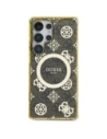 Kup Etui Guess 4G Background Gold Electroplated Peony Pattern MagSafe do Samsung Galaxy S25 Ultra brązowy - GUE4550 - {ean13} - Sklep Home Screen