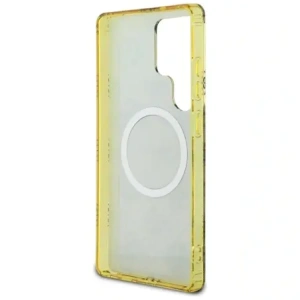Kup Vermutung 4G Hintergrund Goldbeschichtetes Pfingstrosenmuster MagSafe Samsung Galaxy S25 Ultra braun - GUE4550 - {ean13} - Sklep Home Screen