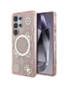 Buy Guess 4G Background Gold Electroplated Peony Pattern MagSafe Samsung Galaxy S25 Ultra pink - GUE4552 - {ean13} - Home Screen Store Europe