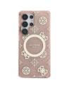 Buy Guess 4G Background Gold Electroplated Peony Pattern MagSafe Samsung Galaxy S25 Ultra pink - GUE4552 - {ean13} - Home Screen Store Europe