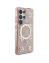 Buy Guess 4G Background Gold Electroplated Peony Pattern MagSafe Samsung Galaxy S25 Ultra pink - GUE4552 - {ean13} - Home Screen Store Europe