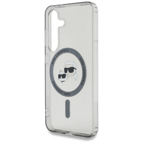 Buy Karl Lagerfeld Button Karl & Choupette Heads Printed Logo MagSafe Samsung Galaxy S25 black - KLD22037 - {ean13} - Home Screen Store Europe