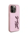 Kup Karl Lagerfeld Zmačkaný kovový podpis Apple iPhone 15 Pro Max růžový - KLD22038 - {ean13} - Sklep Home Screen