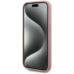 Kup Karl Lagerfeld zerknittertes Metall-Signatur Apple iPhone 15 Pro Max pink - KLD22038 - {ean13} - Sklep Home Screen
