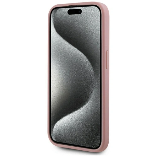 Kup Karl Lagerfeld Zmačkaný kovový podpis Apple iPhone 15 Pro Max růžový - KLD22038 - {ean13} - Sklep Home Screen