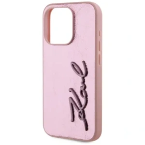 Kup Karl Lagerfeld Semnătură Metalizată Făcută cu Cute Apple iPhone 15 Pro Max roz - KLD22038 - {ean13} - Sklep Home Screen