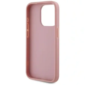 Kup Karl Lagerfeld zerknittertes Metall-Signatur Apple iPhone 15 Pro Max pink - KLD22038 - {ean13} - Sklep Home Screen