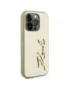 Buy Karl Lagerfeld Wrinkled Metal Signature Apple iPhone 15 Pro Max gold - KLD22039 - {ean13} - Home Screen Store Europe