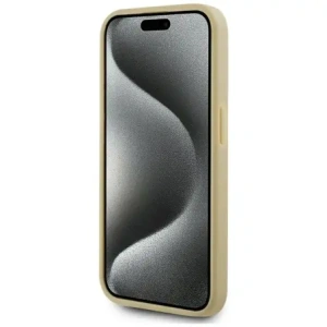 Kup Karl Lagerfeld zerknittertes Metall-Signatur Apple iPhone 15 Pro Max Gold - KLD22039 - {ean13} - Sklep Home Screen