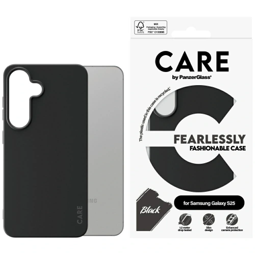 Buy CARE by PanzerGlass Fashion Samsung Galaxy S25 black - PZG852 - {ean13} - Home Screen Store Europe