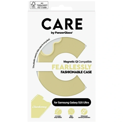 Kup CARE od PanzerGlass Fashion QI Samsung Galaxy S25 Ultra chardonnay - PZG862 - {ean13} - Sklep Home Screen