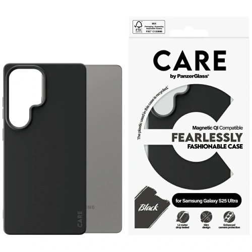 Kup Etui CARE by PanzerGlass Fashion QI do Samsung Galaxy S25 Ultra czarny - PZG863 - {ean13} - Sklep Home Screen