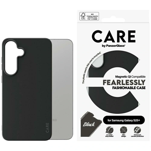 Kup CARE od PanzerGlass Fashion QI Samsung Galaxy S25+ Plus černá - PZG866 - {ean13} - Sklep Home Screen
