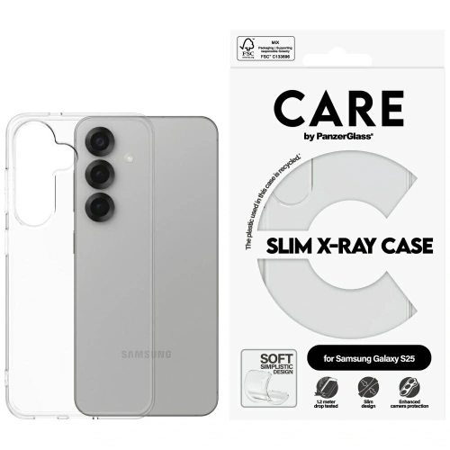 Kup CARE von PanzerGlass Fashion X-Ray Samsung Galaxy S25 klar - PZG869 - {ean13} - Sklep Home Screen