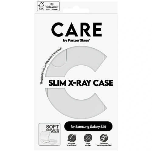 Kup CARE von PanzerGlass Fashion X-Ray Samsung Galaxy S25 klar - PZG869 - {ean13} - Sklep Home Screen