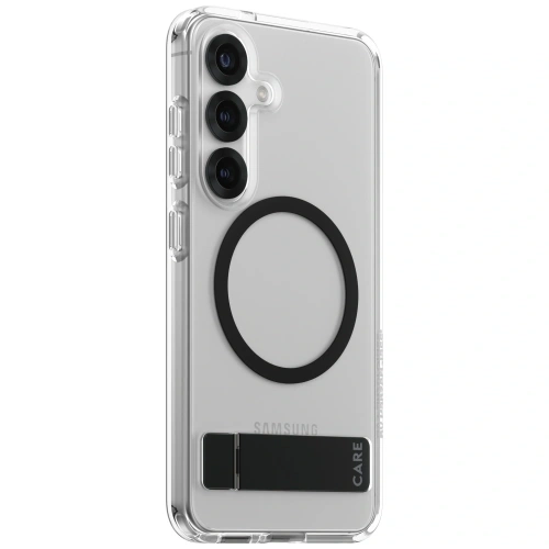 Buy CARE by PanzerGlass Feature Black Kickstand & QI Samsung Galaxy S25 clear - PZG872 - {ean13} - Home Screen Store Europe