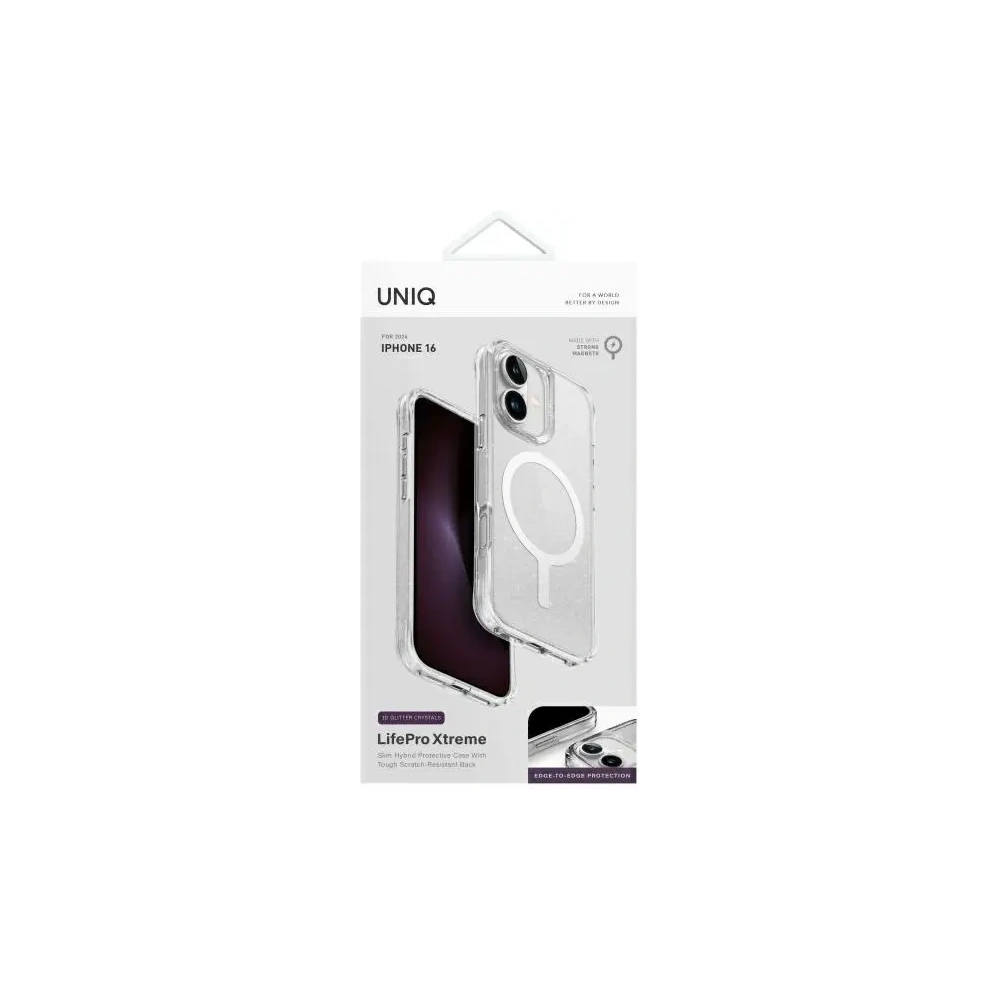 Etui UNIQ LifePro Xtreme Apple iPhone 16 Magclick Charging przezroczysty/lucent