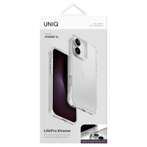 Buy UNIQ LifePro Xtreme Apple iPhone 16 clear - UNIQ1544 - {ean13} - Home Screen Store Europe