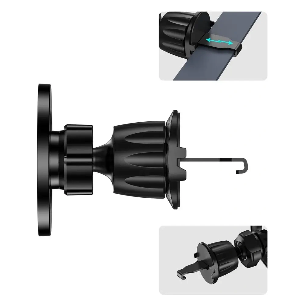 Magnetyczny uchwyt samochodowy do kratki Tech-Protect N56 Magnetic MagSafe CD & Vent Car Mount Black