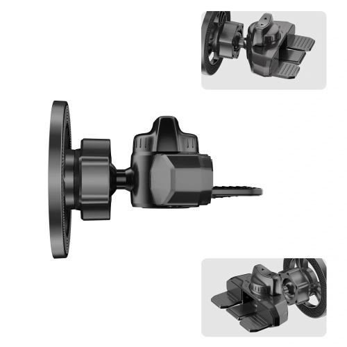 Kup Magnetyczny uchwyt samochodowy do kratki Tech-Protect N56 Magnetic MagSafe CD & Vent Car Mount Black - THP4147 - {ean13} - Sklep Home Screen