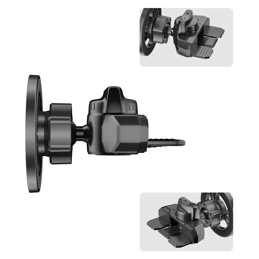 Magnetyczny uchwyt samochodowy do kratki Tech-Protect N56 Magnetic MagSafe CD & Vent Car Mount Black