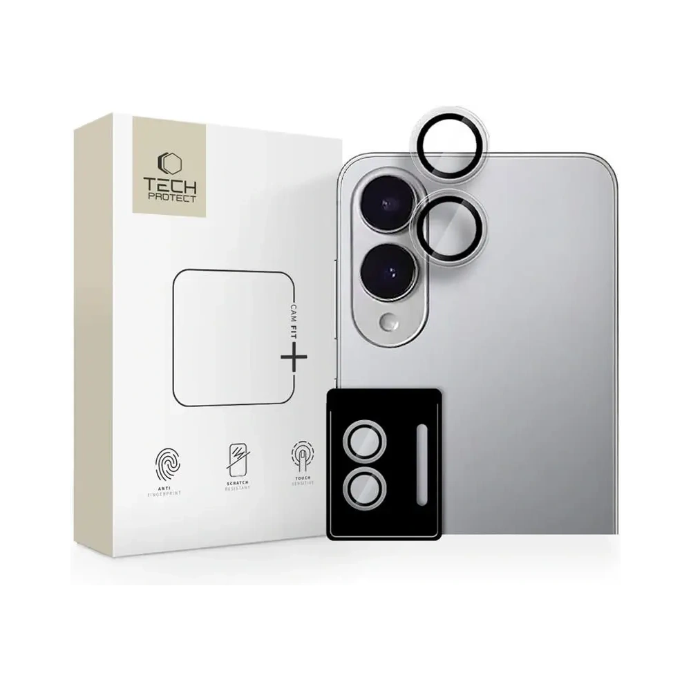 Osłona na aparat Tech-Protect Camring Fit+ Samsung Galaxy S25 Edge Clear