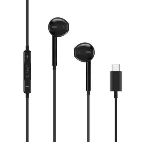 Kup Słuchawki przewodowe Tech-Protect Ultraboost USB-C Earphone Core Black - THP4152 - {ean13} - Sklep Home Screen