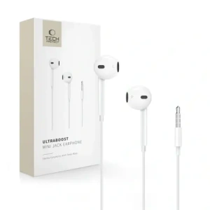 Kup Słuchawki przewodowe Tech-Protect Ultraboost Jack 3.5mm Earphone Core White - THP4153 - {ean13} - Sklep Home Screen