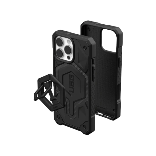 Kup UAG Urban Armor Gear Monarch Pro MagSafe Bundle für Apple iPhone 16 Pro Max (Kohlefaser / Schwarz) - UAG1537 - {ean13} - Sklep Home Screen